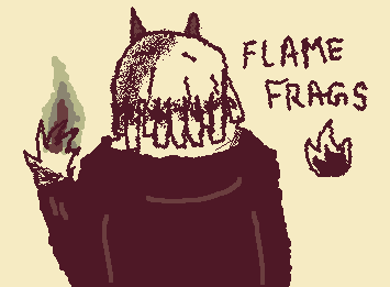 Flamefrags, the immortal demon 🔥
The colors got a bit mixed up but overall, I think it turned out great ^^