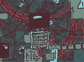 and the wires were his wings, the cameras; his thousand eyes, and his name was Gabriel. (lil oc doodle, tired my best lol)