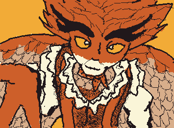 Intenté dibujar a Herneval, pudo haber sido mejor/I tried drawing Herneval, although it could have been better ( ´ー`)