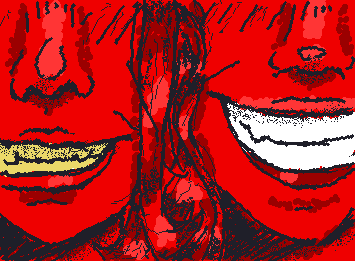 My teeth are yellow, hello world. Would you like me a little better if they were white like yours? (Sorta a vent- but I also just like this song)