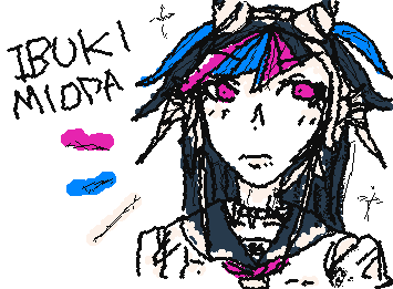 Ibuki Mioda from DANGANRONPA!