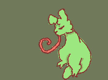 I haven't played rain world in a long while, but I still love the fandom, so here's a small drawing of Saint.