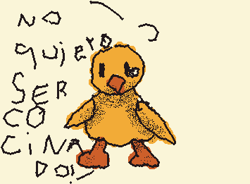 dibujo de Bird .. TE COCINAREEEE >:D! peldon por si estuve como sin dibuja etuve bien ocupada :p