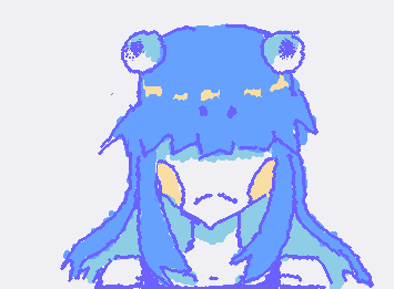 uhh..redraw of ma oc :3..i named her froggi..