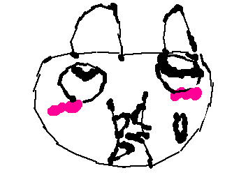 サムくんは興奮している