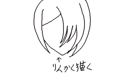 輪郭描きますわ！！