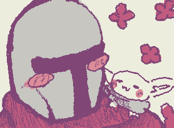 I watched the Mandalorian movie!!
It was really cool(o^^o)