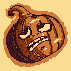 Es solamente una calabaza que quieres ser commo las demás tartas ;(