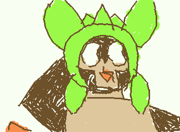 sorry we hant been drawing recently! alot of personal stuff with us possiby being a system... but heres chespin!