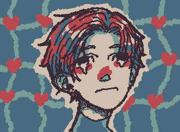 First drawing! Shoutout to Mellowkochan for introducing me to wiggly paint! <3