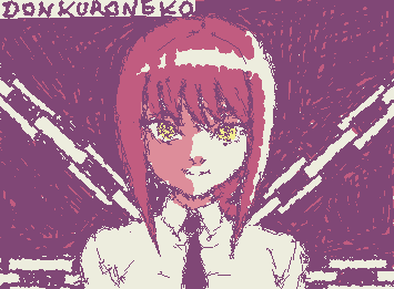 Les dejo un fanart de Makima, pueden ver el speedpain en mi tiktok: Donkuroneko