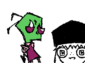 drew myself and @yob as IZ characters n allat