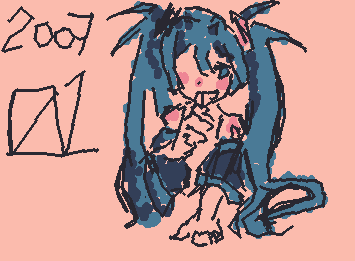 Miku is forever 16! born in 2007 her most popular album mezmerizer will go down in history!! LONG LIVE THE VOCO QUEEN