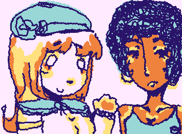 ramdoms girls :v in my sketchbook