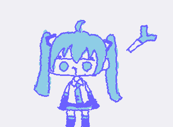 初音ミク描いてみた!