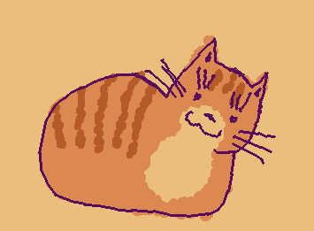 pretty orange cat... comforting and relaxing... <3.