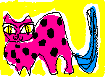 crazy cat