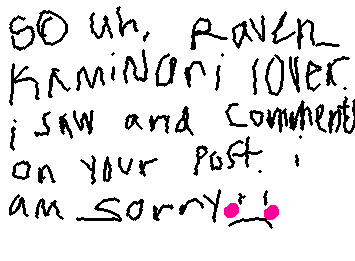 @RAVEN_kaminari lover OOF! That post kinda hurt but you are rightta! I kinda do need to let go I just missed you sorry☹️