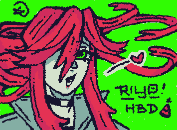 happy birthday riyo!! love this unbothered queen sm