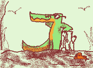 croc with sunglasses :3