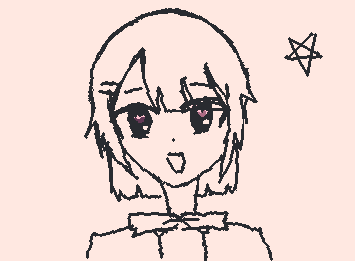 @milk お絵かき対決の女の子！