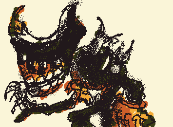 Bendy was a little devil thing who was brought to life in the silver screens