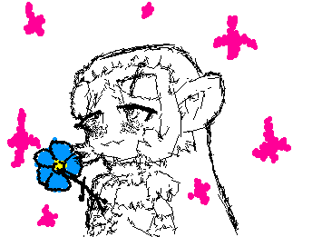 es el personaje de un amigo, se llama kristy o algo así.
de cariño le digo chocokrispi :B
(An0naconc4r4 en twitter)