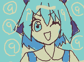 @kakisann どーでしょうか…？
リクエストのチルノちゃんです!!⑨