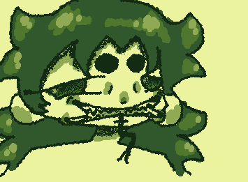 This is Crow. She had her mouth nailed open so that she could never pronounce words again. [more lore in comments]