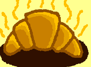A croissant. Part of my "Savory" series.