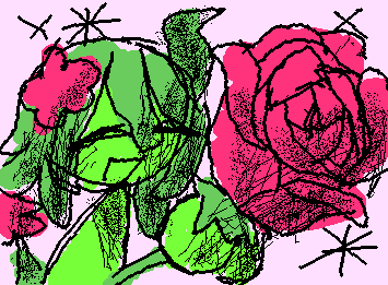 赤い薔薇を捧げる！