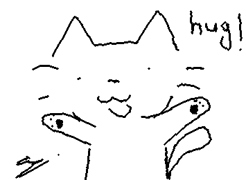 Cat wants a hug