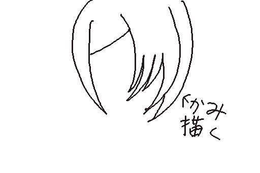 琥珀描きまぁす☆（？？？）前髪描きます☆