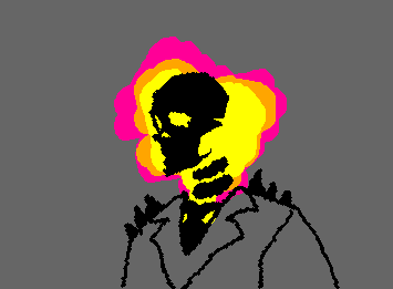 SKELETON
THE BURNING SKELETON MAN