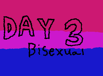 Pride month day 3!! Todays flag of the day is... Bi!! Liking 2 or more genders, tmr will be pan!!