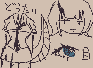 おっp...
ワタシのocだよ！るなちゃんっていうよ！
ドラゴン?
のハーフだよ！