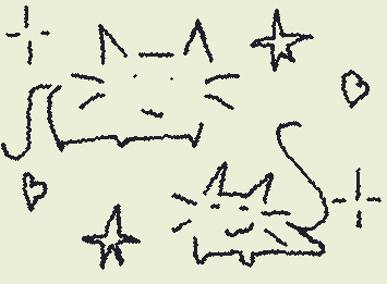 cat doodles!. i love project hail mary so. much. i read the book and have watched the movie twice so far. i bought it so im probably watching it more. ily grace