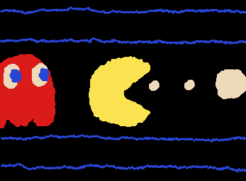 Pac Man doodle❤🎮