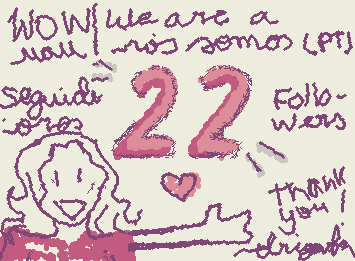 Sorry for the delay in posting the drawing ;(, but I feel so happy! Thank u!!♡