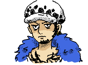 @I like Trafalgar Law kokodesuさん
トラファルガー・ロー描きましたァ☆