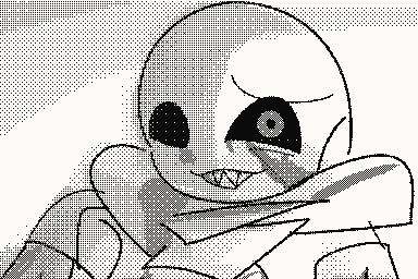 サンズ描いたにょっ!👍👍ちょっと服に関しては下手すぎるからいつか描き直す!