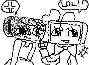 i draw vee and shelly from my AU...