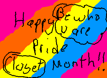 Hehe (btw I am not gay)