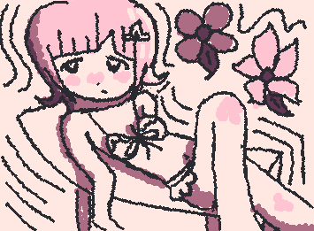 chiaki! when i first got into danganronpa i didnt really care for her but shes so cute i love drawing her🩷 also my anatomy might be off in this 😭 help