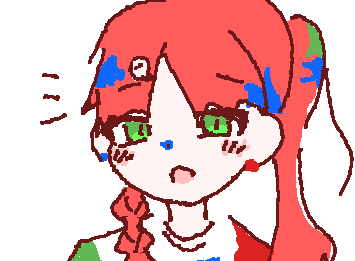 しえちゃんが怒っていたので、描かせてもらいました！キャラデザかわいい！