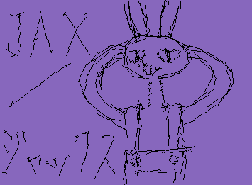 アメデジのジャックスです。アメデジ大好き

I drew Jacks from "The Amazing Digital Circus" I love The Amazing Digital Circus