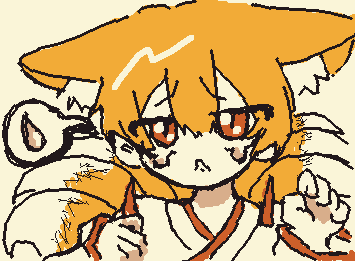 @inari みんなァァ!!inariちゃんがパソコン使えなくなっちゃったぁぁぁぁ😭😭😭😭また使えるようになったら絵チャしようねえええ😭😭あと勝手に狐斗くんお借りしました❤️