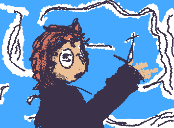 ✂️Running with scissors✨ This was a really good album to listen to! Hope you enjoy the art!