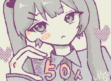 フォロワー50人達成しました!!フォロワーの皆様、いつもいいねしてくださる皆様ありがとうございます😭😭これからも、色々な絵を発信していきたいと思います🙇
