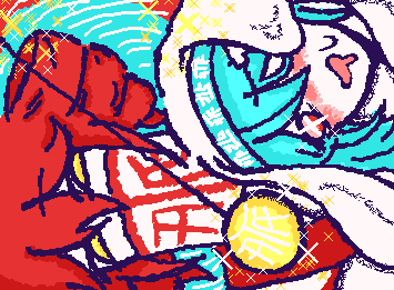 @honoka omotiリクエスト有難うございました!!✨️✨️テト ミク描くの楽しかったです!!!🙇🙇